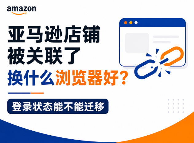 亚马逊店铺被关联了换什么浏览器好?Cookie无损迁移不重新登录的完整操作